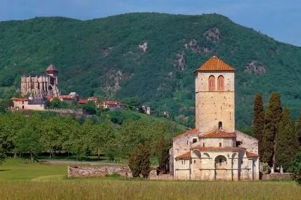 The local Cathedral part of the St Jaques de Compostelle Pilgrims route