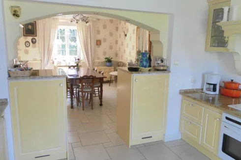 Kitchen through to dining room