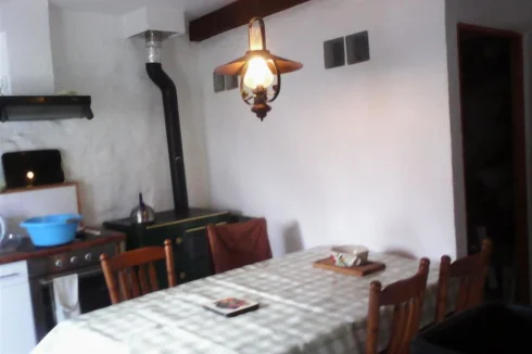 Kitchen with Woodburning Cooking Range