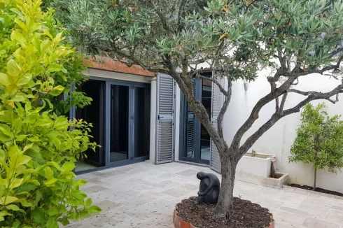 Courtyard with Olive tree andCitrus Trees