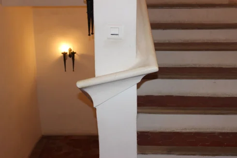 Hand rail, stairs and hall-way timer light switch