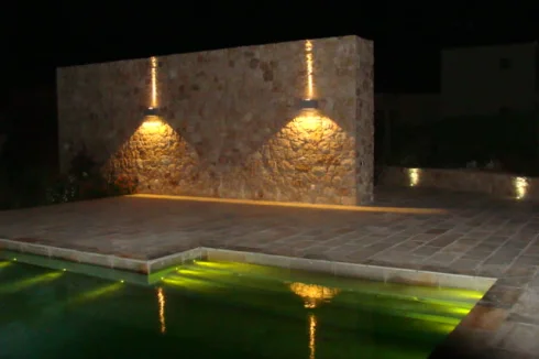 Pool at night