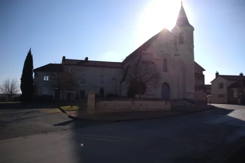 Ouzilly village church