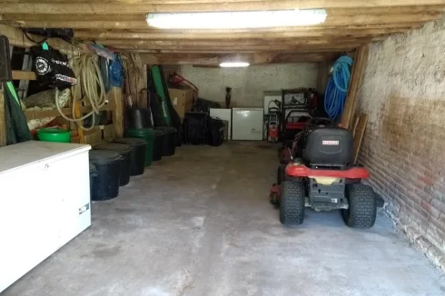 Mower & bait shed