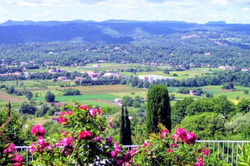 view on the valley