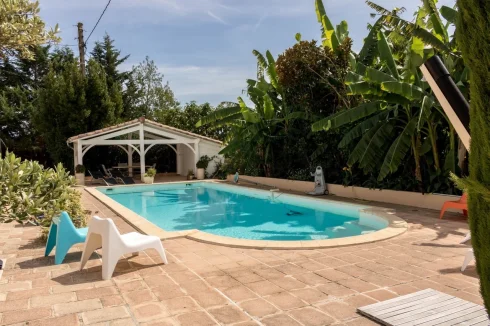 Pool and covered terrace