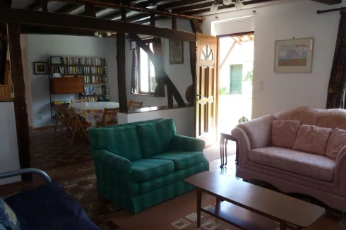 Living room in the original house