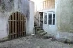 inner courtyard, doors to cellar