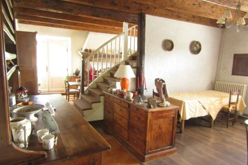 Living room in the main house