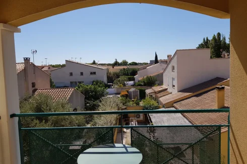 View looking out from Balcony