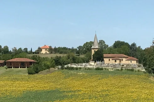 View onto hamlet