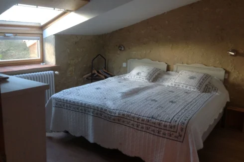 Gîte bedroom