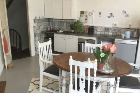 Family kitchen, from hallway