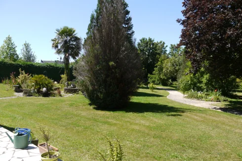 view of the front garden from the patio