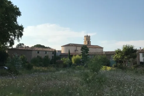 The house near the village's church