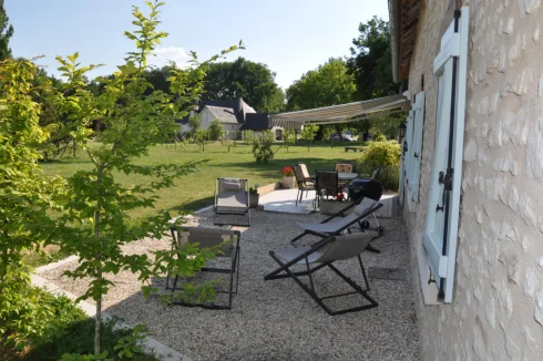 Villa Peuplier - terrace and garden