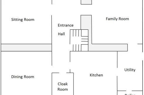 Ground floor plan - please note not to scale