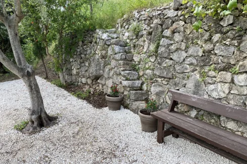 Garden Stone Wall