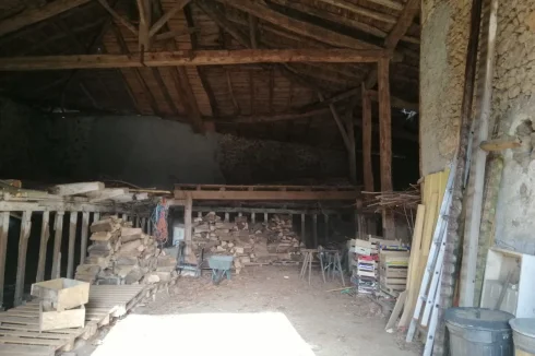 Barn interior