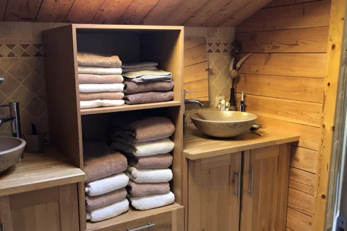 Shower Room with Twin Sinks