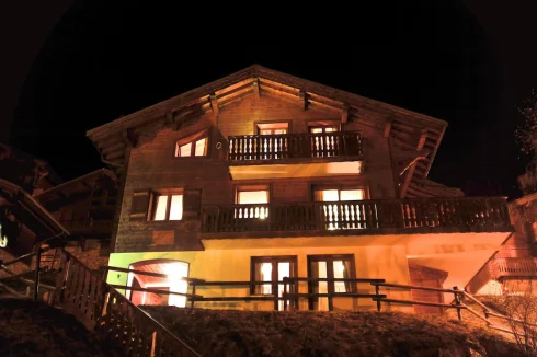 Chalet at Night