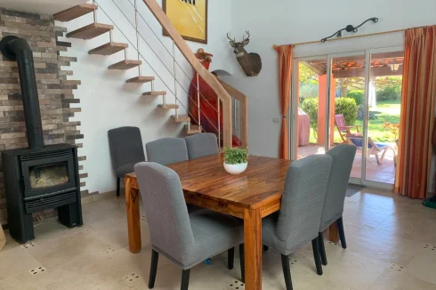 Dining area onto Terrace