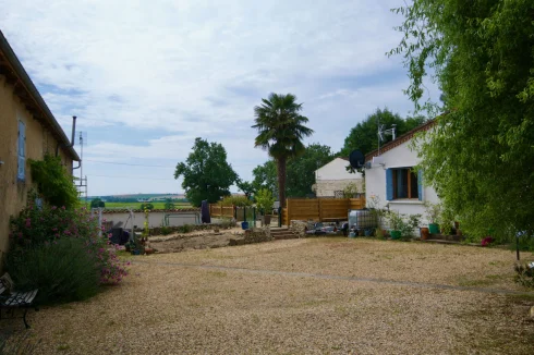 Courtyard looking southwest