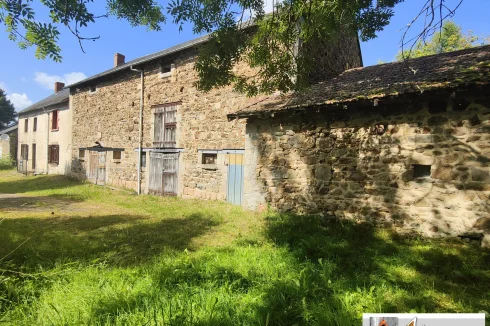 Located in a Quiet Hamlet Large Property with House, Indoor Pool and Outbuildings