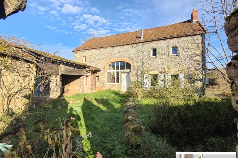 A Typical Farmhouse Located in a Secluded Hamlet in the Combrailles.