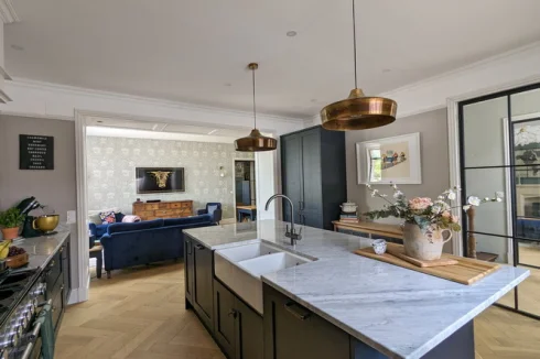 Kitchen towards Living/dining area