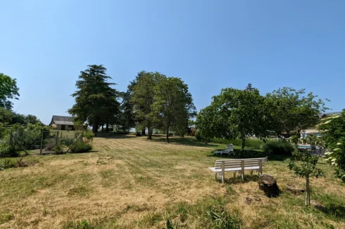 Garden towards stables building