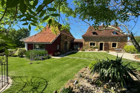 Architect Led Restoration of this Deceptively Spacious Farmhouse & Barn with Pyrenean Views!