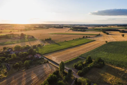 Aerial view of location