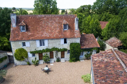 Aerial view of front elevation