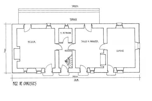 Plan of house