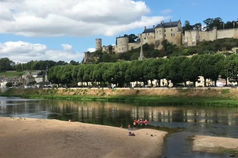 Chinon on the Vienne river