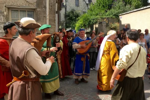 Summer festival at Chinon