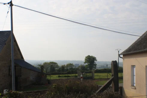 View to right of the cottage