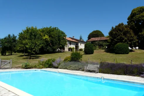 View from pool