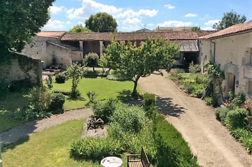 Enclosed courtyard