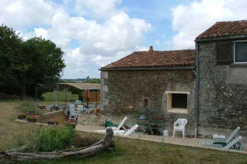 Side view of house