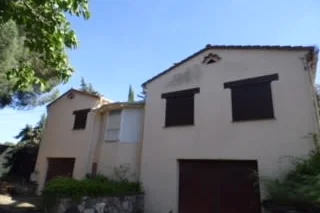 double garage underneath the back of the house ,huge basement space