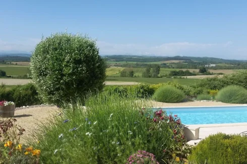 View from terrace looking south