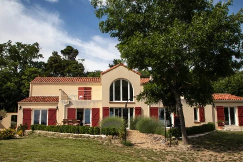 House from south facing garden