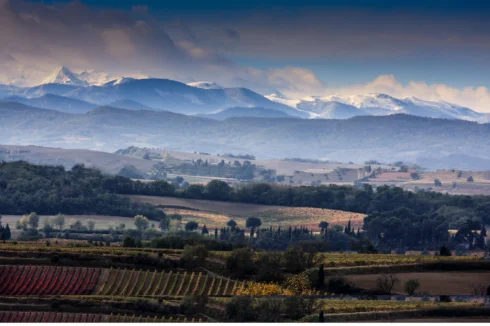 Mountain view from house