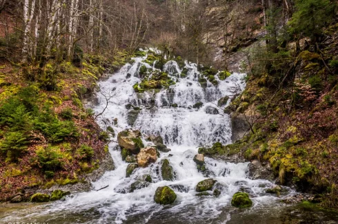 waterfall 5 mn from Les Bouchoux