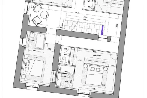 project plan second floor left part