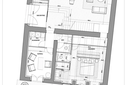 project plan first floor left part