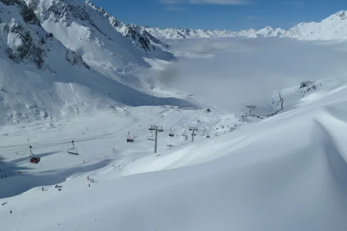 Skiing in the Grand Tourmalet resort