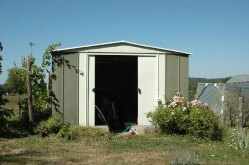 Garden metal shed for tools & accessories